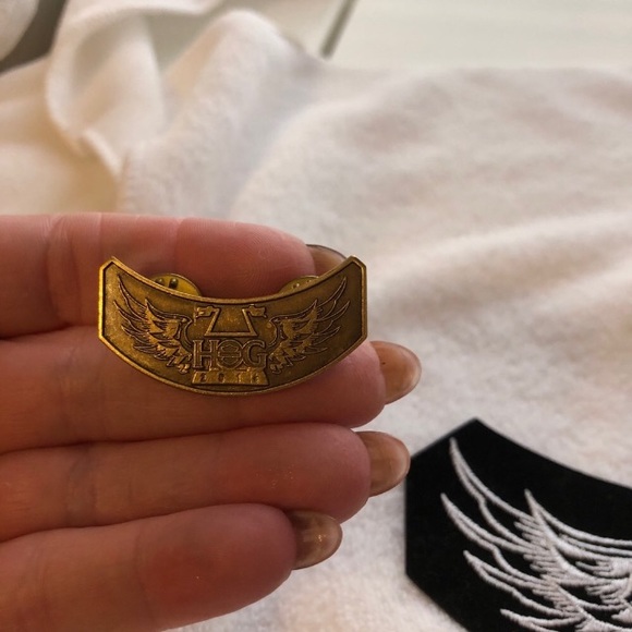 Harley Davidson HOG 2016 rocker patch and pin set biker - Picture 5 of 5